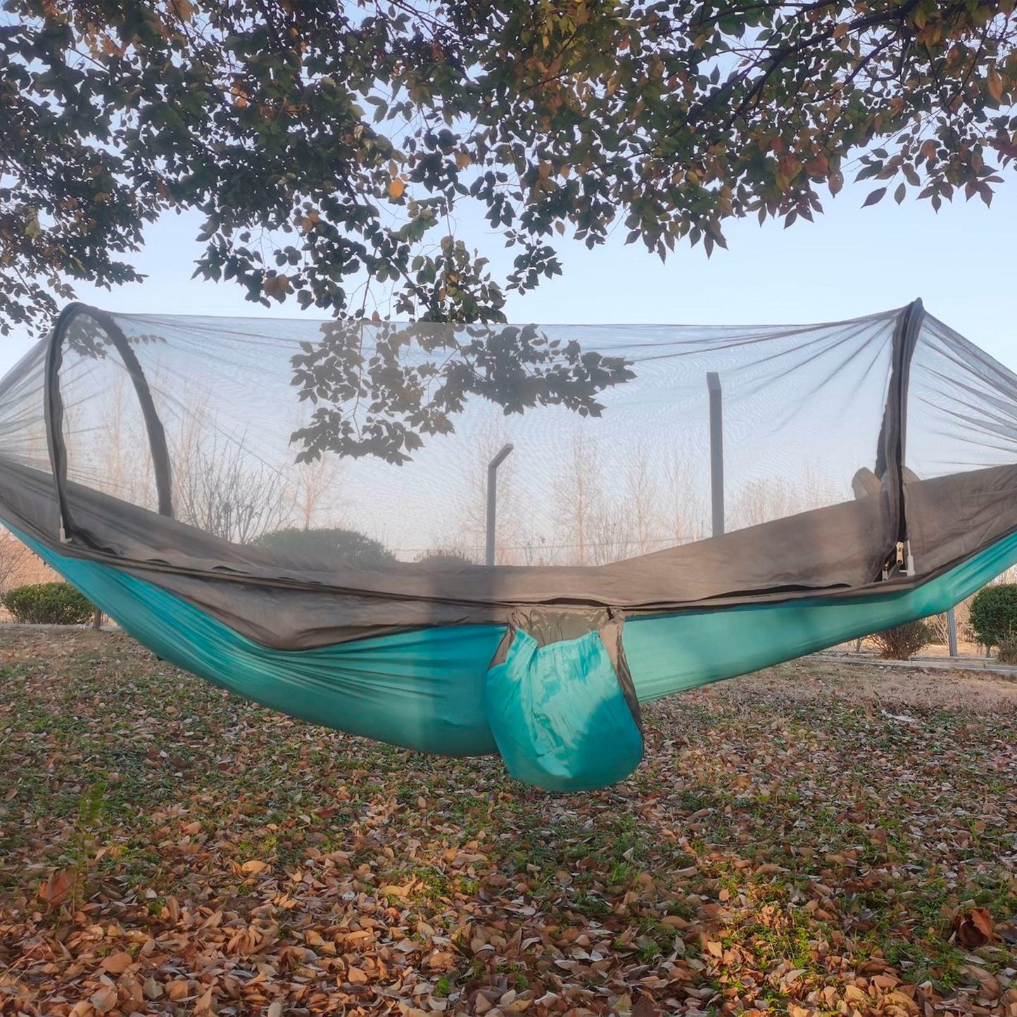 HAMACA CON MOSQUITERO PORTÁTIL PARA CAMPING