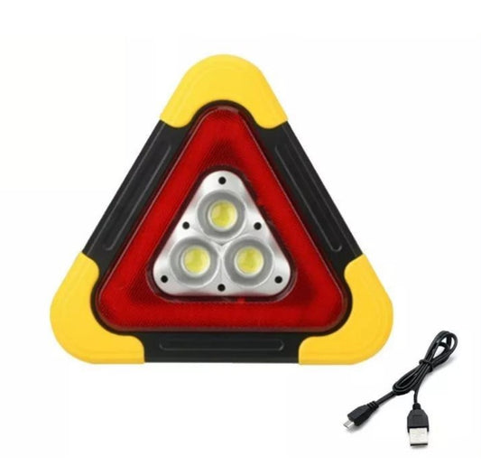 TRIANGULO DE EMERGENCIAS CON LUZ LED